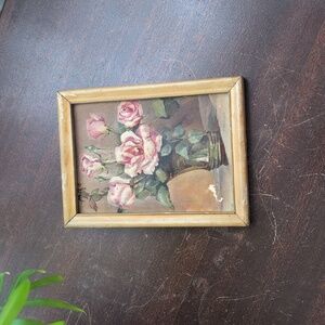 Vintage flower painting